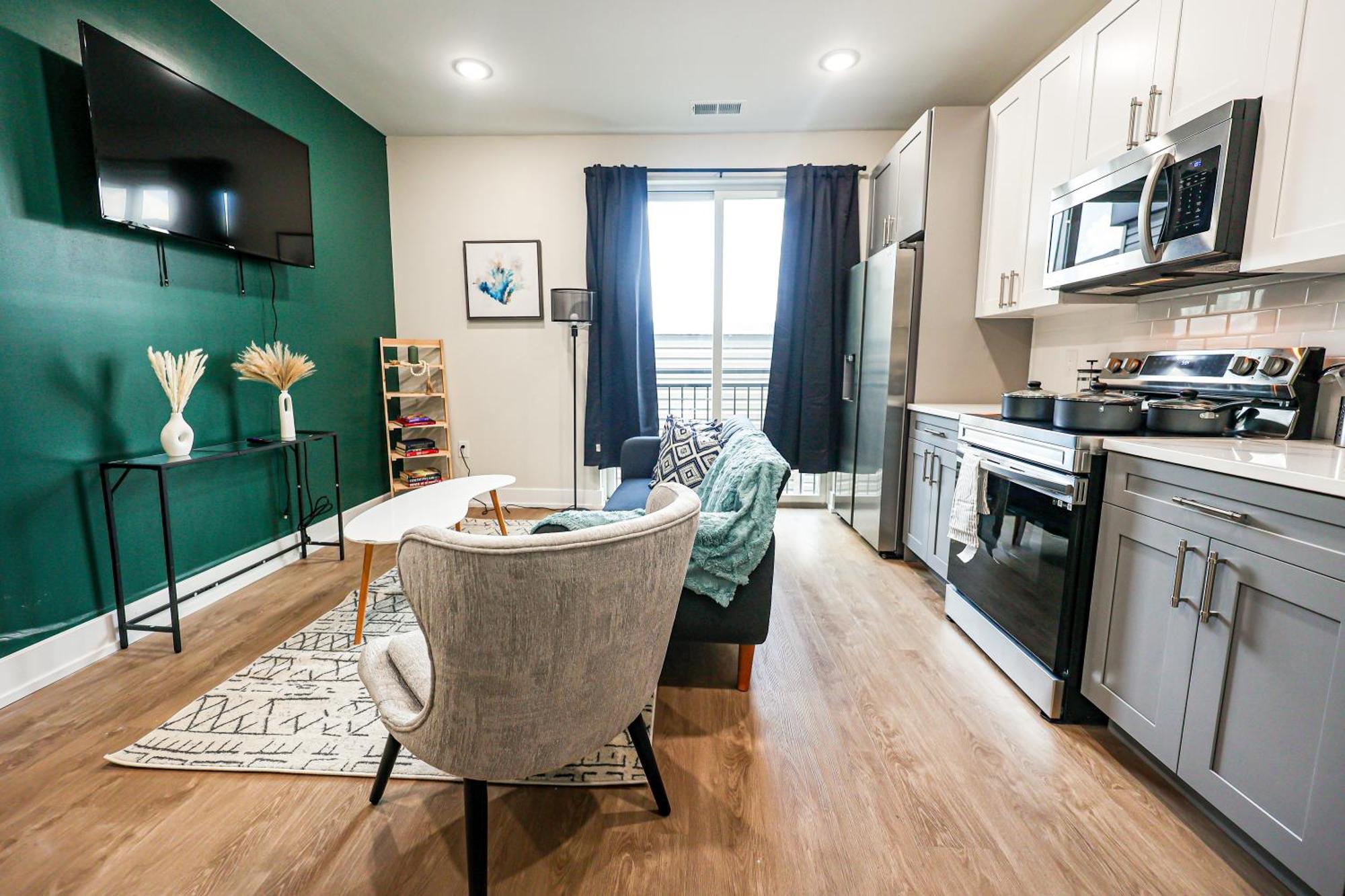 Apartment 1bed1bathkingbedcentralwdwifi *